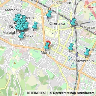 Mappa Viale Alfredo Oriani, 40137 Bologna BO, Italia (1.4135)
