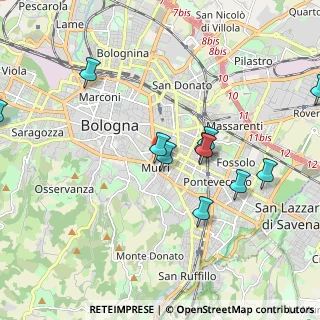 Mappa Viale Alfredo Oriani, 40137 Bologna BO, Italia (2.10727)