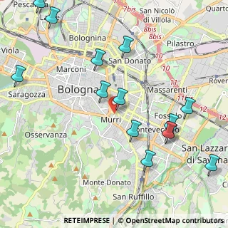 Mappa Viale Alfredo Oriani, 40137 Bologna BO, Italia (2.51571)