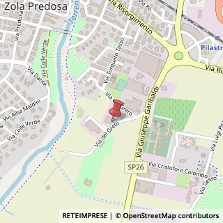 Mappa Via del Greto, 14G, 40069 Zola Predosa, Bologna (Emilia Romagna)