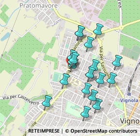 Mappa Via Circonvallazione, 41058 Vignola MO, Italia (0.403)
