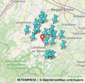 Mappa Via Predolo, 42035 Castelnovo Ne' Monti RE, Italia (10.501)