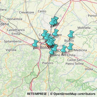 Mappa Piazza di Porta Castiglione, 40136 Bologna BO, Italia (8.55813)