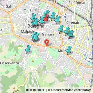 Mappa Piazza di Porta Castiglione, 40136 Bologna BO, Italia (1.0035)