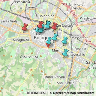 Mappa Piazza di Porta Castiglione, 40136 Bologna BO, Italia (1.46846)