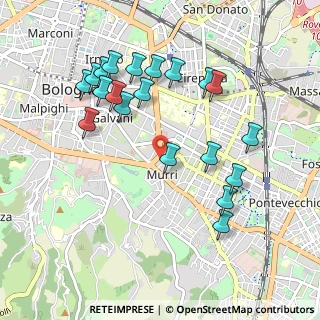 Mappa Via Paolo Costa, 40137 Bologna BO, Italia (1.0295)