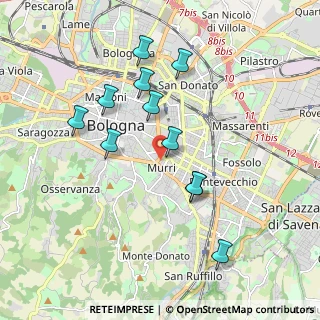Mappa Via Paolo Costa, 40137 Bologna BO, Italia (1.81909)