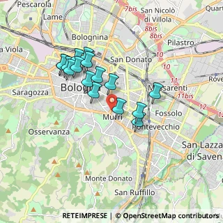 Mappa Via Paolo Costa, 40137 Bologna BO, Italia (1.5875)