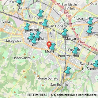 Mappa Via Paolo Costa, 40137 Bologna BO, Italia (2.55571)