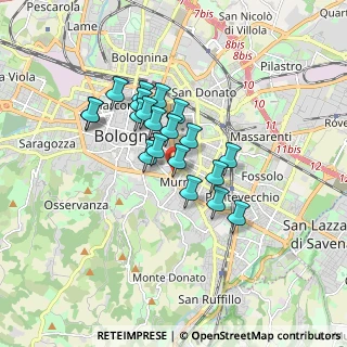 Mappa Via Paolo Costa, 40137 Bologna BO, Italia (1.314)