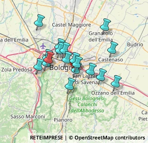 Mappa Via Mazzini, 40139 Bologna BO, Italia (5.46389)