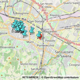 Mappa Via Mazzini, 40139 Bologna BO, Italia (2.3525)