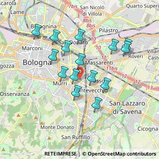 Mappa Via Mazzini, 40139 Bologna BO, Italia (1.74133)