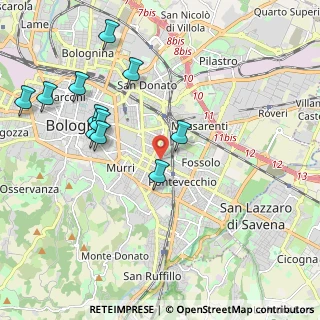 Mappa Via Mazzini, 40139 Bologna BO, Italia (2.23727)