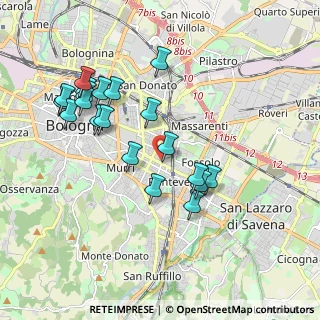 Mappa Via Mazzini, 40139 Bologna BO, Italia (1.9355)