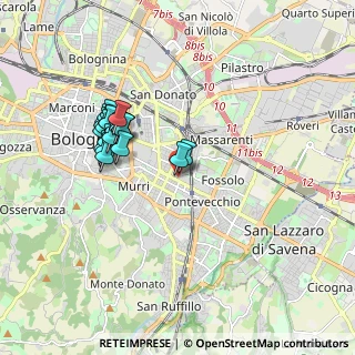 Mappa Via Mazzini, 40139 Bologna BO, Italia (1.718)