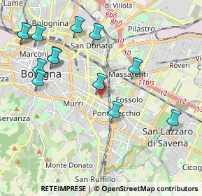 Mappa Via Mazzini, 40139 Bologna BO, Italia (2.36308)