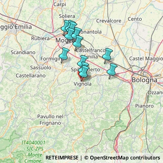 Mappa Via Locatelli, 41058 Vignola MO, Italia (12.34667)
