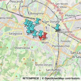 Mappa Viale Giovanni Gozzadini, 40124 Bologna BO, Italia (1.41615)