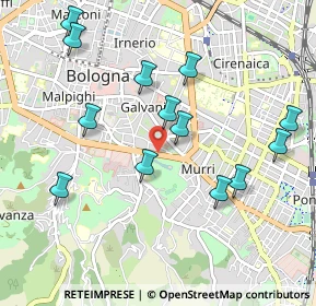 Mappa Viale Giovanni Gozzadini, 40124 Bologna BO, Italia (1.04692)