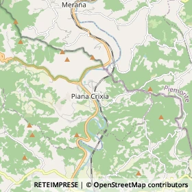 Mappa Piana Crixia
