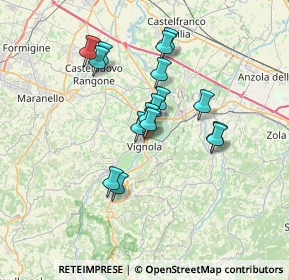 Mappa Via Nazario Sauro, 41058 Vignola MO, Italia (5.83625)