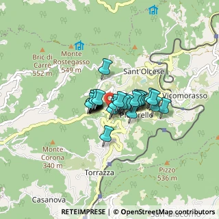 Mappa Via Pian del Mulino, 16010 Sant'Olcese GE, Italia (0.45714)