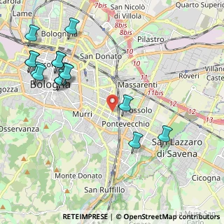 Mappa Variante SS9, 40064 Bologna BO, Italia (2.654)