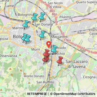 Mappa Via Giuseppe Mazzini, 40139 Bologna BO, Italia (1.78636)