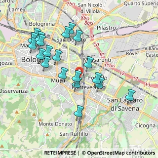 Mappa Variante SS9, 40064 Bologna BO, Italia (1.996)