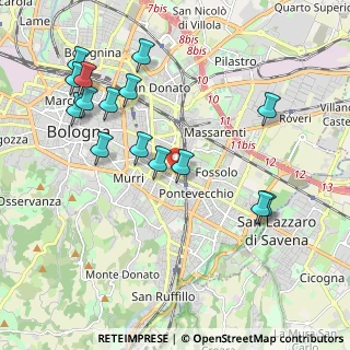 Mappa Via Giuseppe Mazzini, 40139 Bologna BO, Italia (2.228)