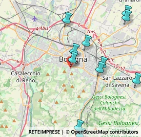 Mappa Via Alamandini, 40136 Bologna BO, Italia (4.89)