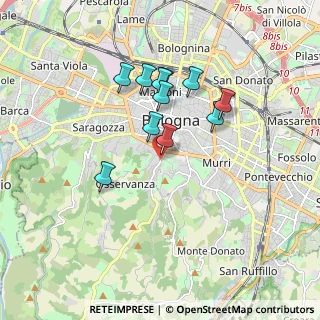 Mappa Via Alamandini, 40136 Bologna BO, Italia (1.49364)