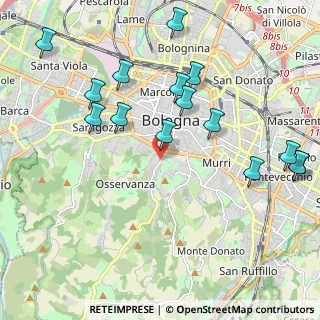 Mappa Via Alamandini, 40136 Bologna BO, Italia (2.35667)
