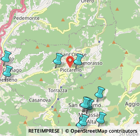 Mappa Piazza Guglielmo Marconi, 16010 Sant'Olcese GE, Italia (2.79417)