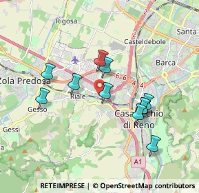 Mappa Via Giovannini, 40033 Casalecchio di Reno BO, Italia (1.66091)