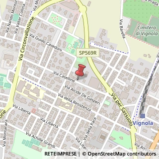 Mappa Via Caselline, 269, 41058 Vignola, Modena (Emilia Romagna)