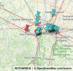 Mappa Via Aldo Moro, 40033 Casalecchio di Reno BO, Italia (4.92706)