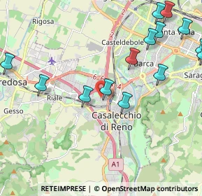 Mappa Via Aldo Moro, 40033 Casalecchio di Reno BO, Italia (2.79)