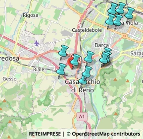 Mappa Via Aldo Moro, 40033 Casalecchio di Reno BO, Italia (2.03875)