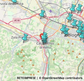 Mappa Via Aldo Moro, 40033 Casalecchio di Reno BO, Italia (5.747)