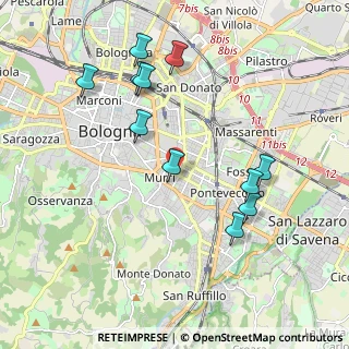 Mappa Via Giuseppe Guidicini, 40137 Bologna BO, Italia (2.05091)