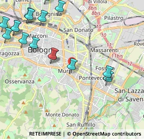 Mappa Via Giuseppe Guidicini, 40137 Bologna BO, Italia (2.79563)