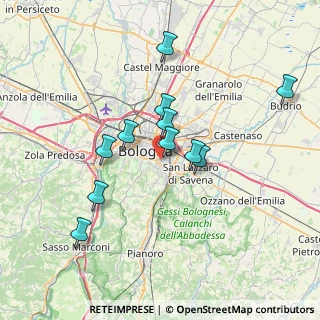 Mappa Via Giuseppe Guidicini, 40137 Bologna BO, Italia (6.57273)