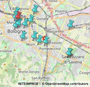 Mappa Fermi, 40139 Bologna BO, Italia (2.262)