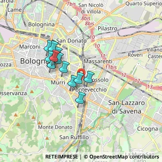 Mappa Fermi, 40139 Bologna BO, Italia (1.44917)