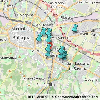 Mappa Fermi, 40139 Bologna BO, Italia (1.18833)
