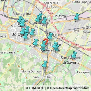 Mappa Fermi, 40139 Bologna BO, Italia (1.98947)