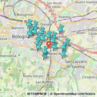 Mappa Fermi, 40139 Bologna BO, Italia (1.306)
