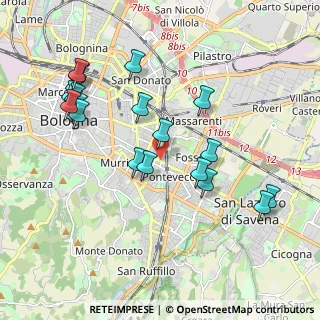 Mappa Fermi, 40139 Bologna BO, Italia (2.10211)